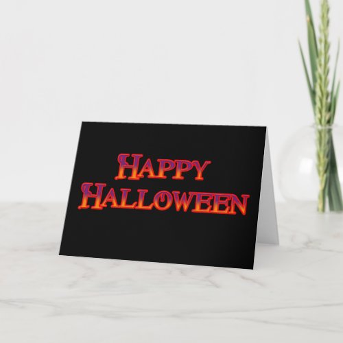 Happy Halloween card