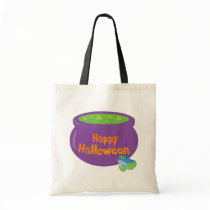 Happy Halloween Cauldron Bag