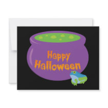 Happy Halloween Cauldron invitations