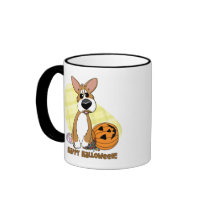Happy Halloween Corgi Mug by MenagerieMayhem Happy Halloween Corgi Mug