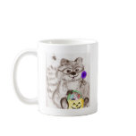 Happy Halloween Costumed Raccoon Coffee Mug