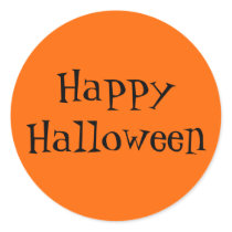 Happy Halloween Creepy Script Text Sticker