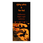 happy halloween custom rack card template