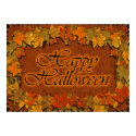 Happy Halloween Fall Leaves posters