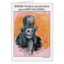 Happy Halloween from The Baron cards