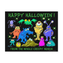 Happy Halloween Fron The Whole Creepy Bunch postcards by dradcliffe Happy Halloween Fron The Whole Creepy Bunch postcards