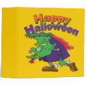 happy halloween funny frankenstein cartoon