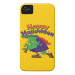 happy halloween funny frankenstein cartoon iPhone 4 cover