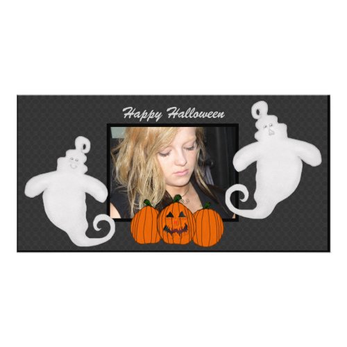 Happy Halloween Ghost and Photo Cards photocard