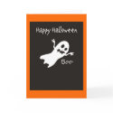 Happy Halloween Ghost Card