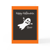 Happy Halloween Ghost Card by dlgray Happy Halloween Ghost Card