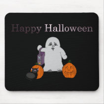 Happy Halloween Ghost Mouse Pad mousepads