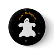 Happy Halloween Ghost Pin buttons