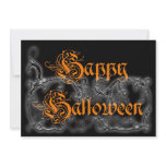 Happy Halloween Ghostly Scrolls invitation