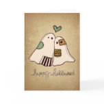 happy halloween ghosts cards