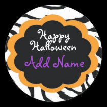 Happy Halloween Gift Label stickers by Purple_Pumpkin Happy Halloween Gift Label stickers