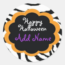 Happy Halloween Gift Label Stickers