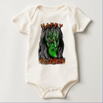 Happy Halloween Green Face Shirt by Lotacats Happy Halloween Green Face Shirt