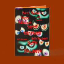 "Happy Halloween" Greeting Card cards