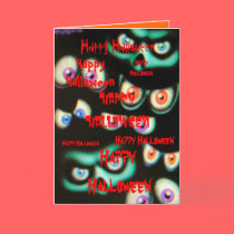 "Happy Halloween" Greeting Card