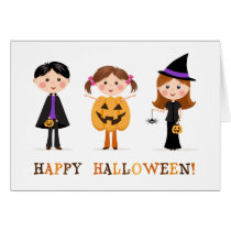 Happy Halloween greeting card