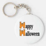 Happy Halloween Greeting Key Chain