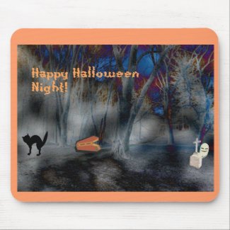 Happy Halloween-Halloween Haunting mousepad