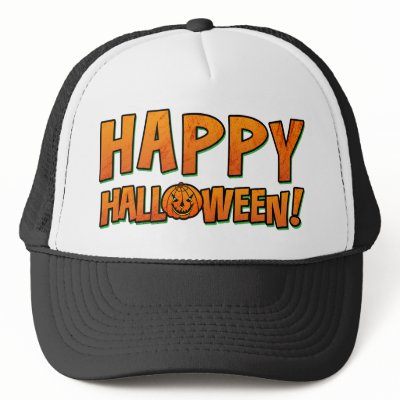 Happy Halloween Mesh Hats by koncepts