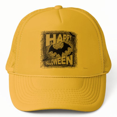 Happy Halloween Hat Yellow hat