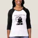 Happy Halloween Haunted House Shirt Babydoll