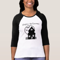 Happy Halloween Haunted House Shirt Babydoll by mariannegilliand Happy Halloween Haunted House Shirt Babydoll