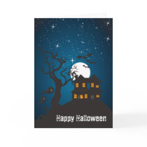 Happy Halloween Haunted House V cards by CustomGreetingCardz Happy Halloween Haunted House V cards
