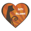 Happy Halloween Heart Sticker sticker