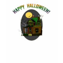 Happy Halloween House T-shirt by halloweentreats Happy Halloween House T-shirt