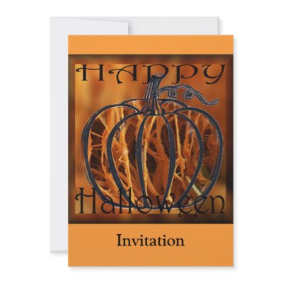 Happy Halloween invitations