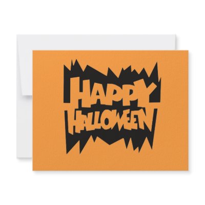 Happy Halloween invitations