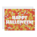 Happy Halloween Invitation with Candy Corn