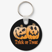 Happy Halloween Jack-O-Lantern keychains