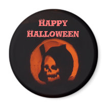 Happy Halloween Jack o Lantern magnets by Beatlefan9 Happy Halloween Jack o Lantern magnets