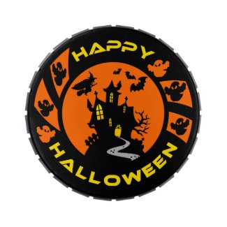 Happy Halloween Jelly Belly Candy Tin