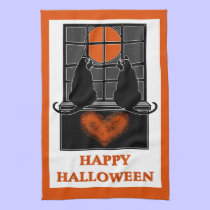 Happy Halloween Kitchen Towels kitchen towels