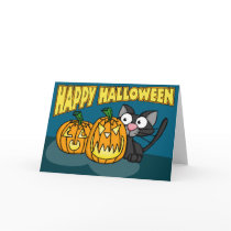 Happy Halloween Kitty cards