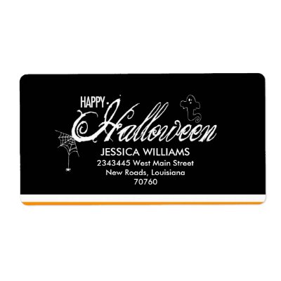 Happy Halloween labels