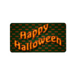 Happy Halloween Personalized Address Labels