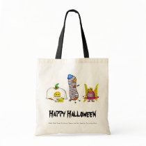 Happy Halloween Lunchbox Bunch Characters bags