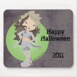 Happy Halloween Mummy Chibi mousepads