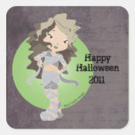 Happy Halloween Mummy Chibi Sticker stickers