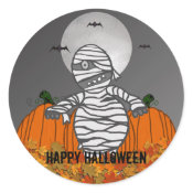 Happy Halloween: Mummy Stickers sticker