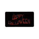 Happy Halloween Personalized Address Label