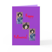 Happy Halloween-Poem-Witch-Greeting Card
